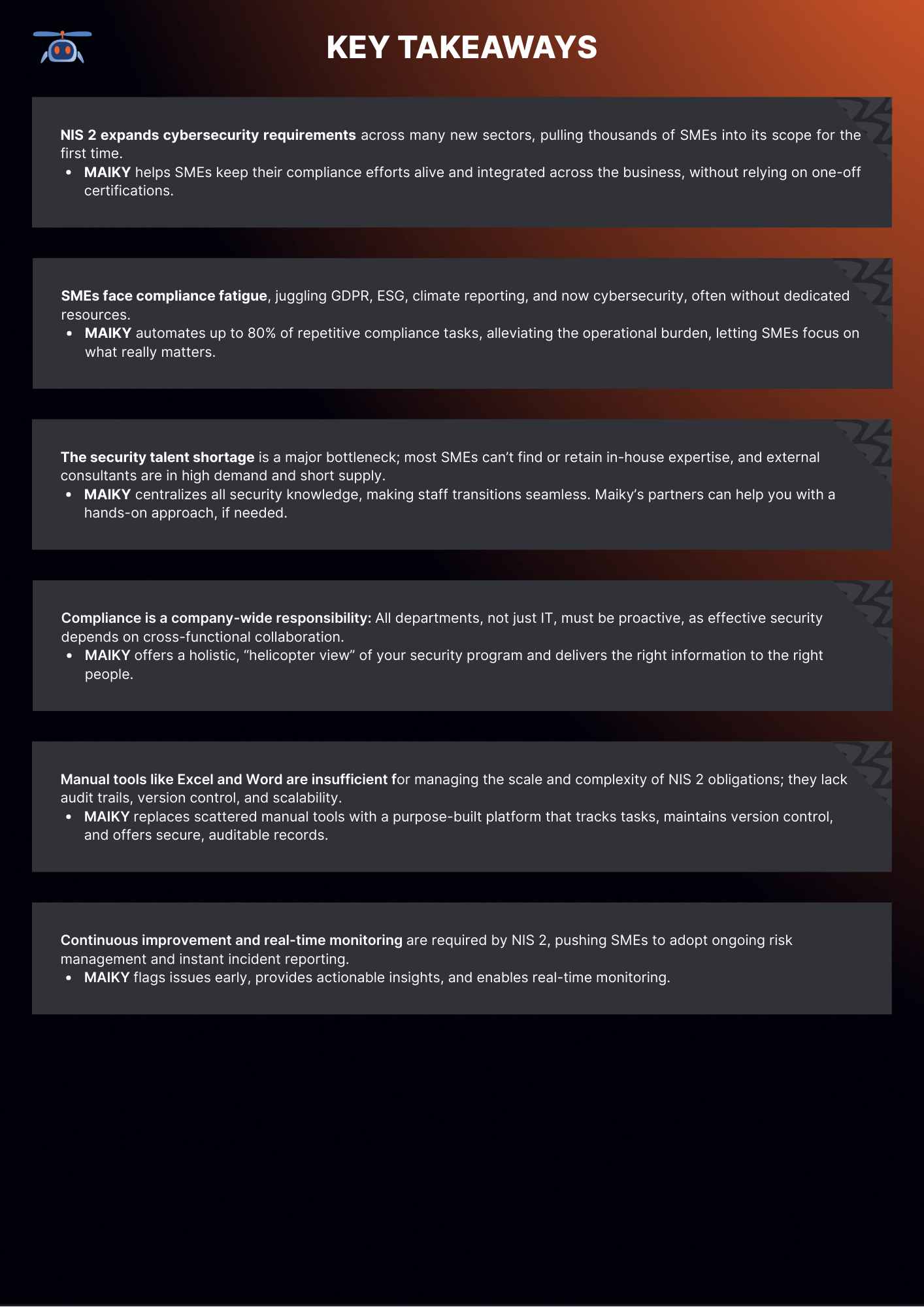 Key Takeaways NIS 2